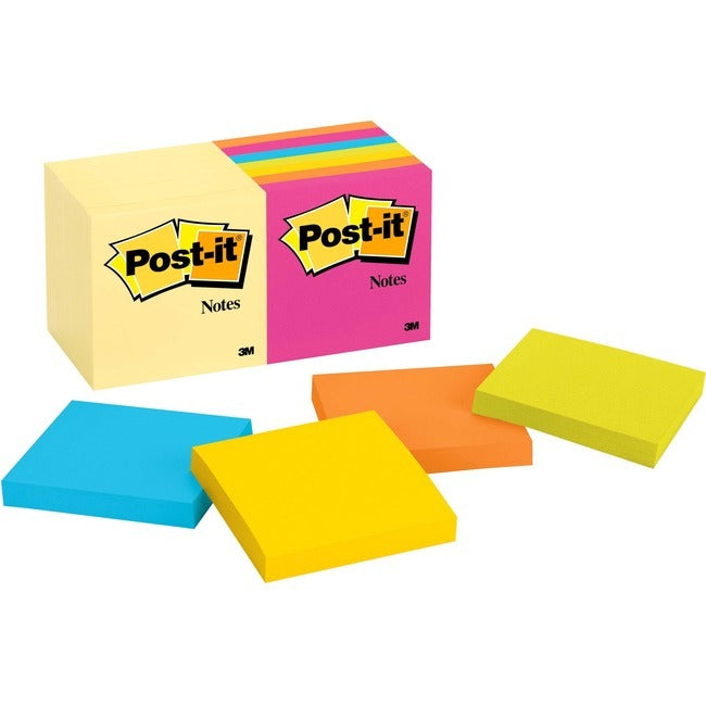 3M 3M MMM65414YWM Post-it Notes Value Pack (14/Pack)