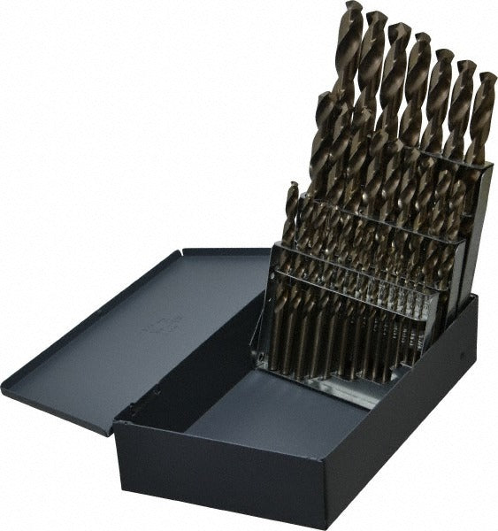 CLEVELAND CONTROLS Cleveland C70365 Cobalt Drill Bit Set 29 Pc 1/16-1/2 in