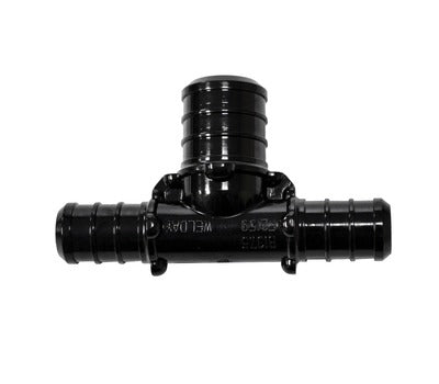 JONES STEPHENS JONES STEPHENS CORP C76766 3/4 X 1/2 X 3/4 F2159 EP PEX TEE BLACK