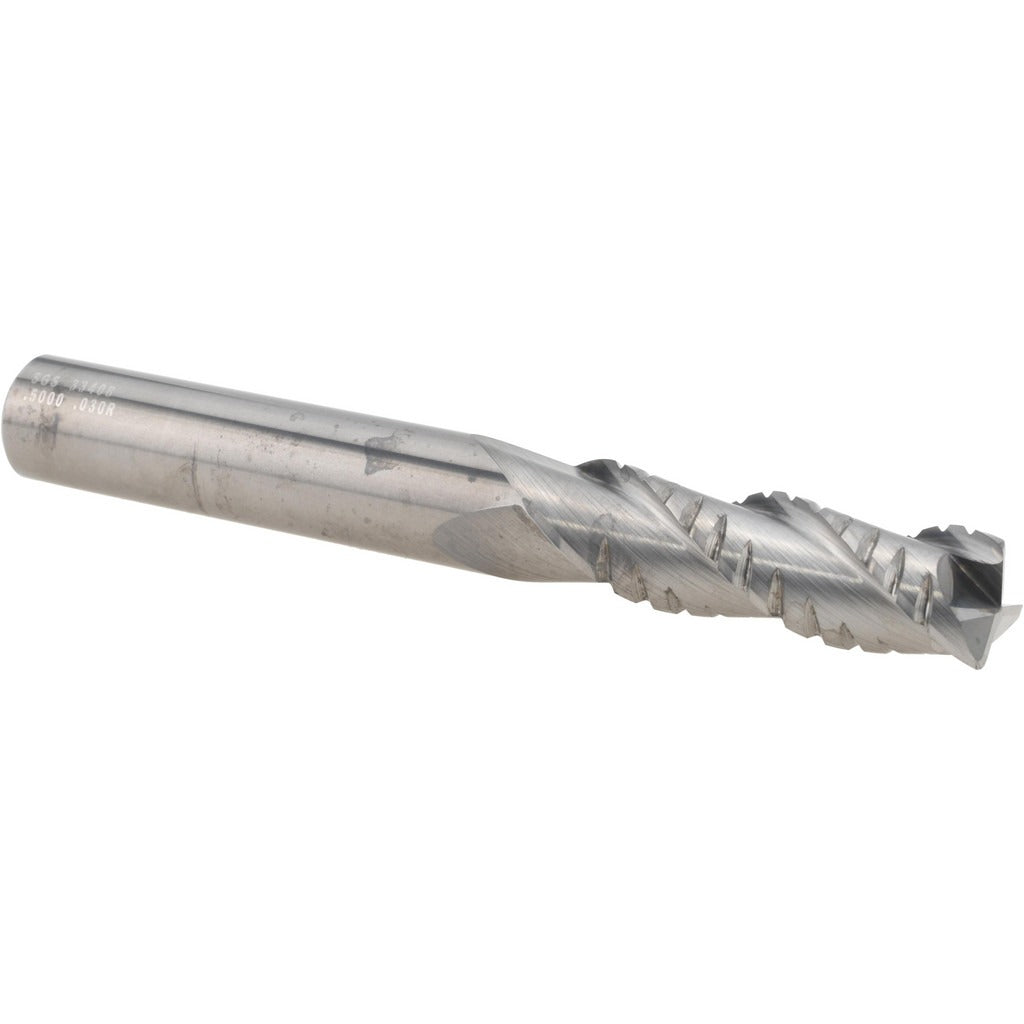 KYOCERA SGS PRECISION TOOLS Sgs 33408 Roughing End Mill 1/2 Inch 3 Flute Solid Carbide