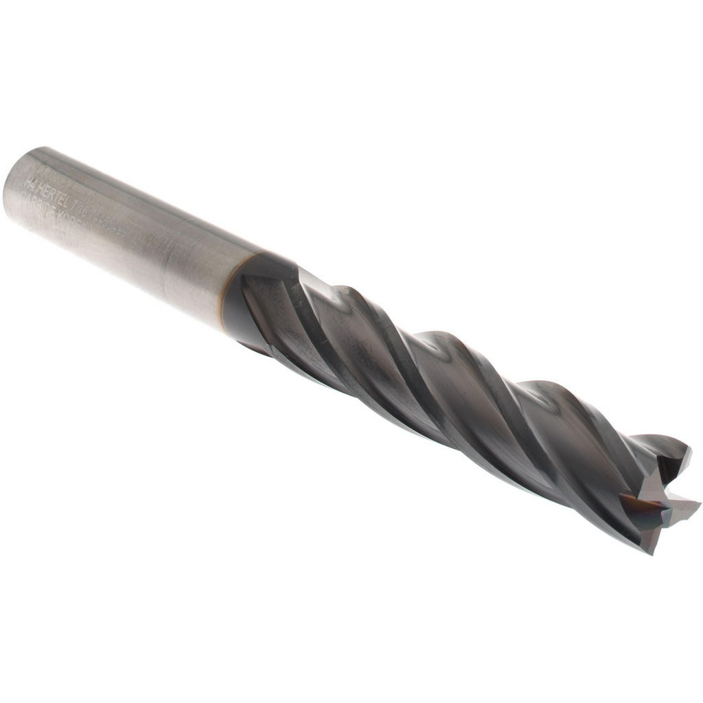 HERTEL Hertel 750537 Square End Mill 7/16 in 4 Flute Solid Carbide