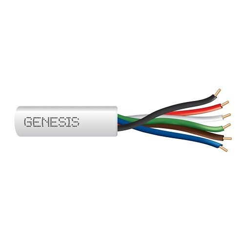 SOUTHWIRE Genesis Cable 21051101 22AWG 6-conductor Riser Cable 1000ft