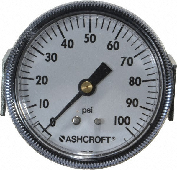 ASHCROFT Ashcroft 662876001453 Pressure Gauge 0-100 Psi 2.5 in Dial