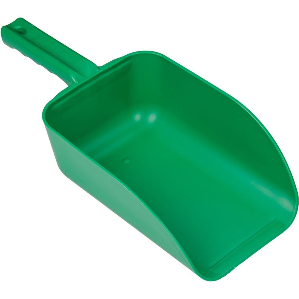 VIKAN Vikan 65002 Flat Bottom Scoop 82 Oz Green Polypropylene