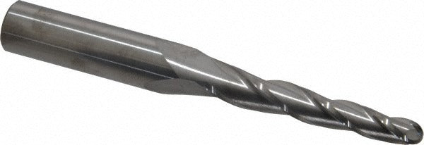 KYOCERA SGS PRECISION TOOLS Sgs 32434 Tapered Ball End Mill 1/4 in 3 Flute Carbide