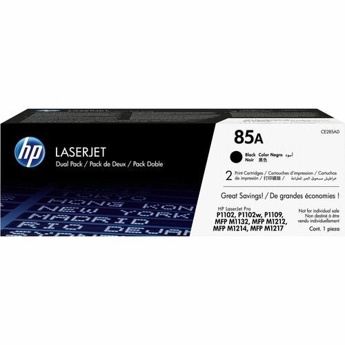 HP Hewlett-packard HEWCE285AD Black Toner Cartridge 2-pack