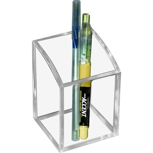 KANTEK Kantek KTKAD20 Clear Acrylic Pen Cup Organizer