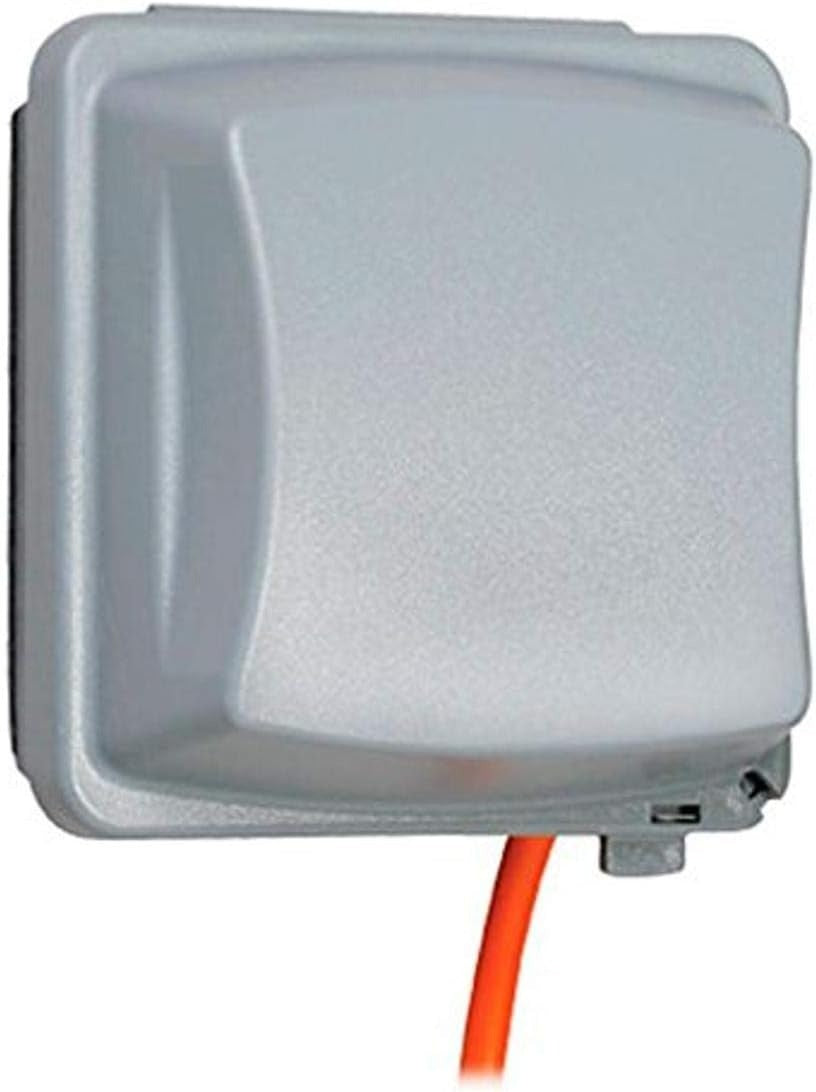TAYMAC Taymac MM2410G Nonmetallic Weatherproof In-Use Electrical Outlet Cover (2-Gang)