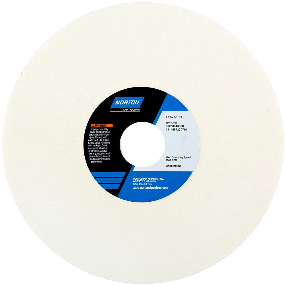 NORTON Norton 66253043866 Surface Grinding Wheel 8in 80 Grit