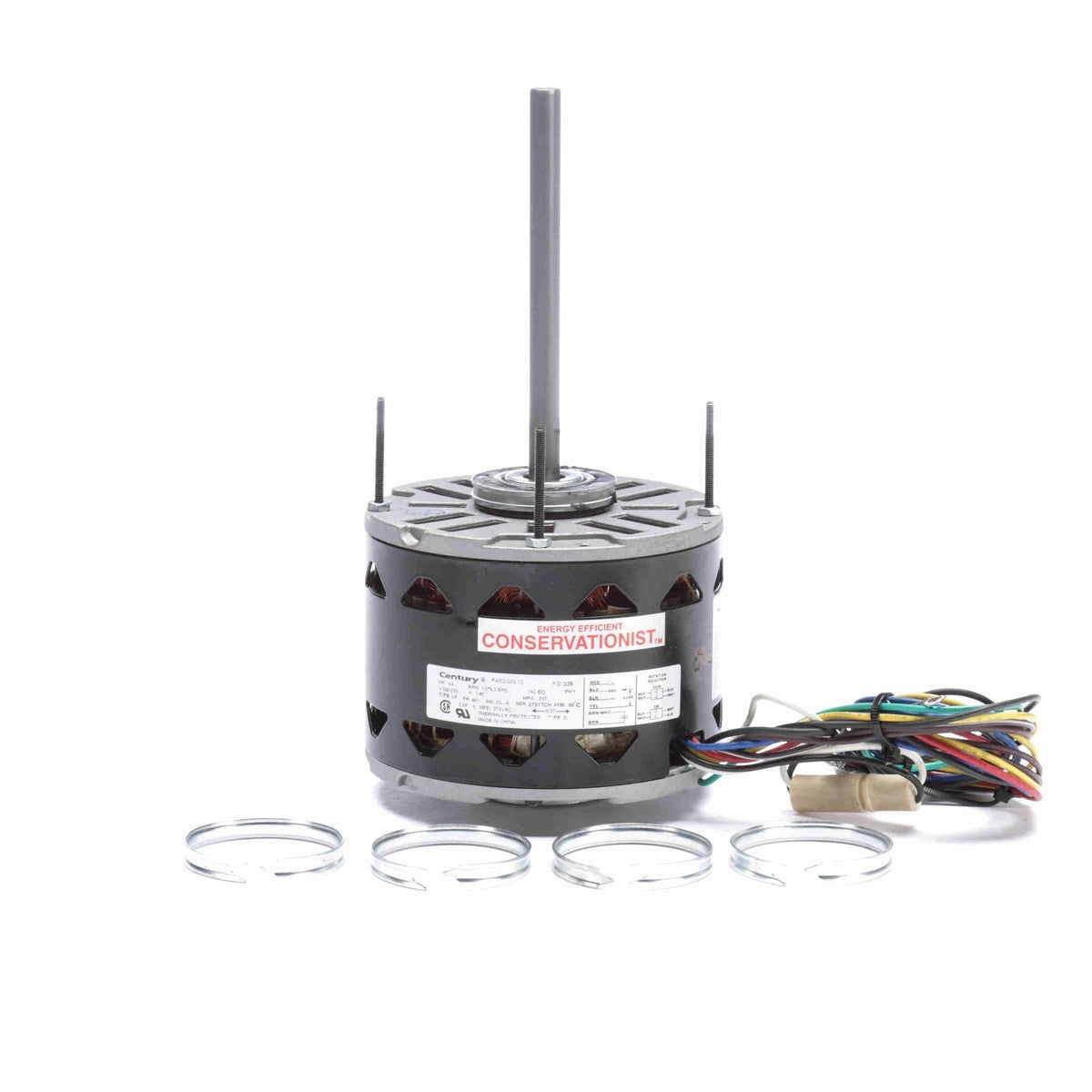 CENTURY Century FD1026 Direct Drive Motor 1/4 HP (48Y Frame) FD1026