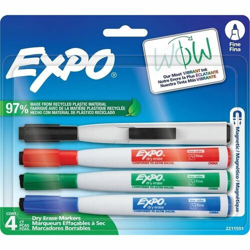 SHARPIE Newell Brands SAN2211591 Dry-erase Markers Fine Tip 4-pack