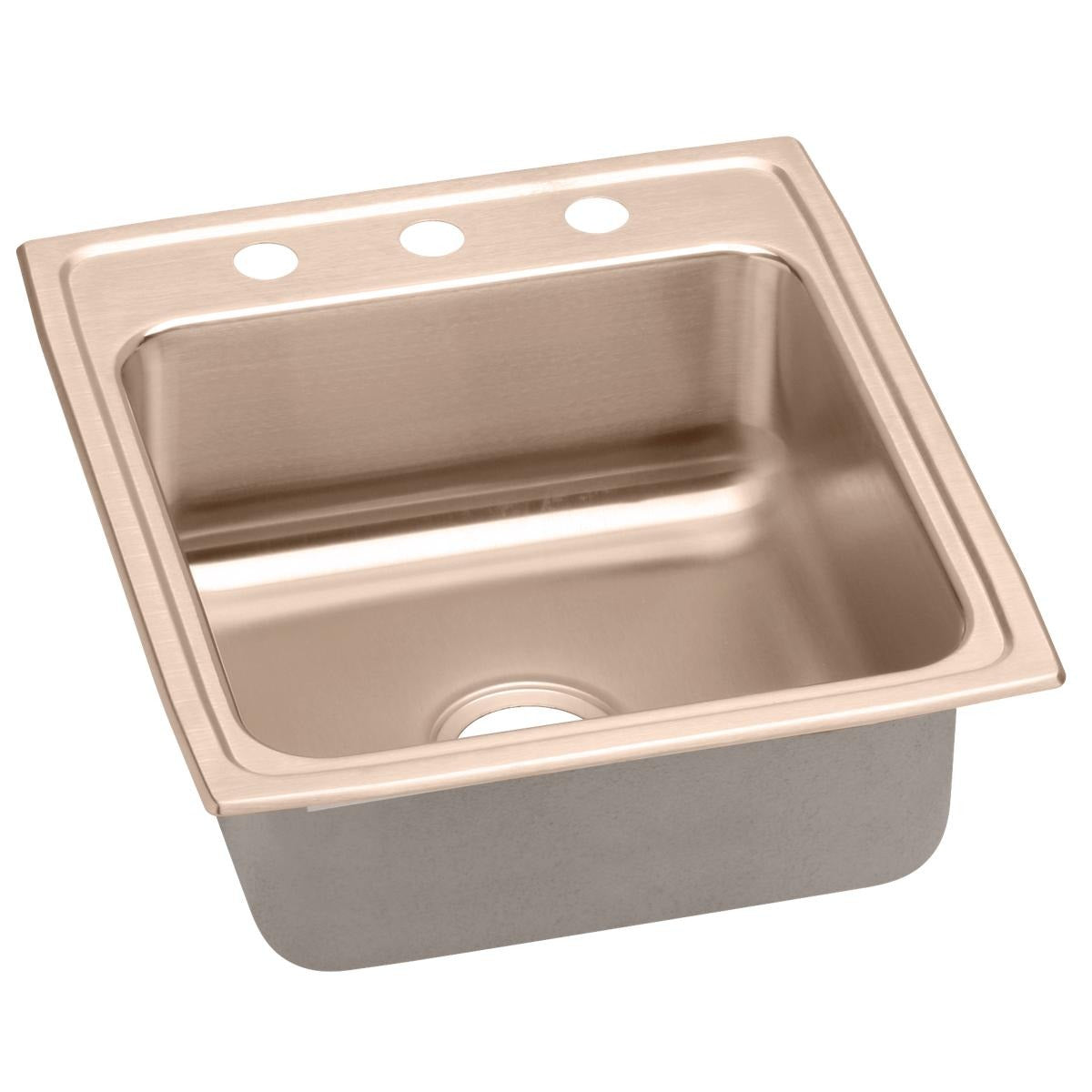 BSC PREFERRED Bsc Preferred DLR2022103-CU Copper Drop-in Kitchen Sink