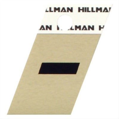 HILLMAN Hillman Fasteners 840548 Reflective Hyphen Sign 1.5in Black