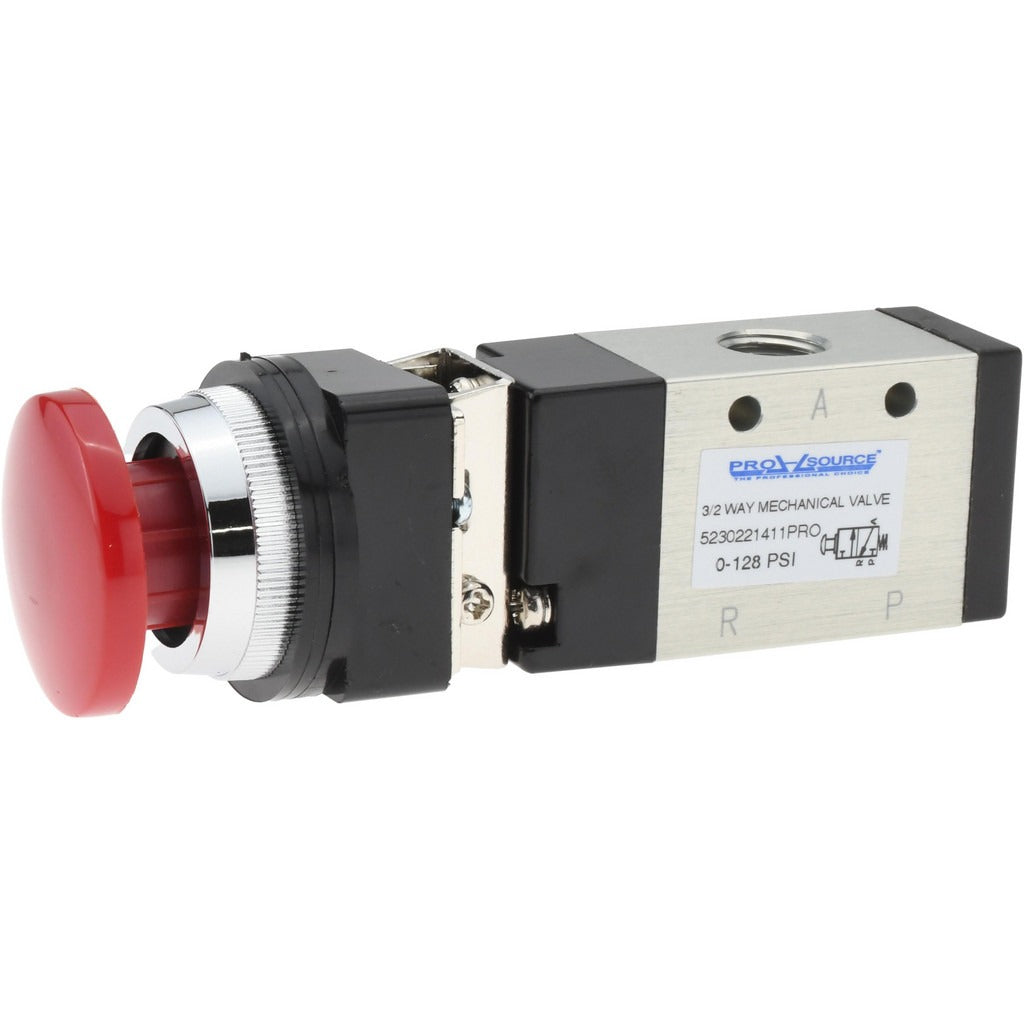 PRO-SOURCE Pro-source 5230221411PRO 3-way Palm Button Air Valve