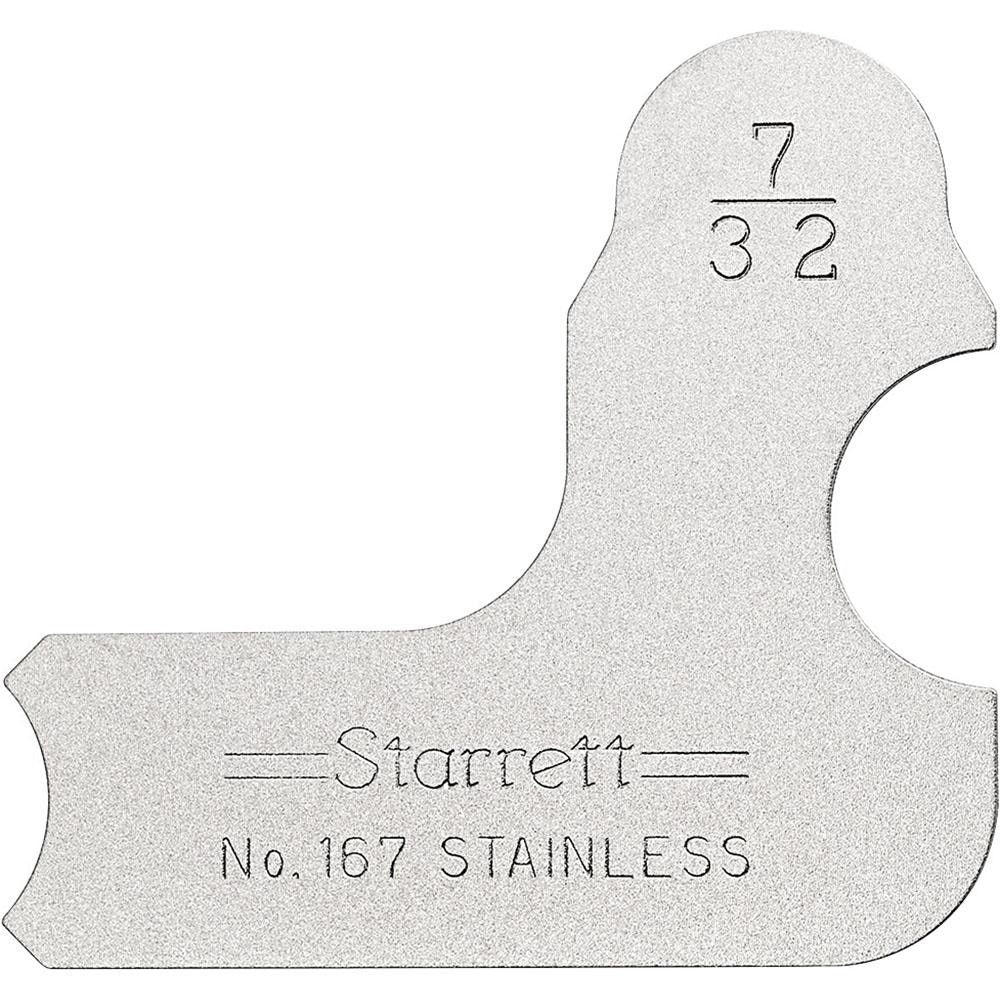 STARRETT Starrett 50634 Radius Gage 7/32 Inch Convex Concave