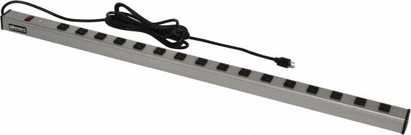 WIREMOLD Wiremold UL402BD Power Outlet Strip 16-outlet 120V 15A
