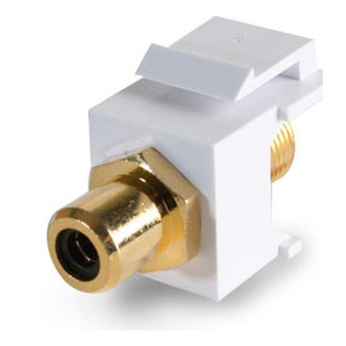 WIREPATH Wirepath RCAF-BLK-WH F to Rca Insert Adapter