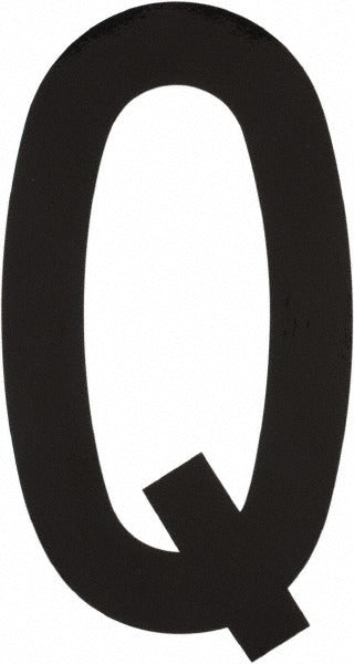 STRANCO Stranco DBV-8-Q-10 Vinyl Letter Label 8 in Legend Q