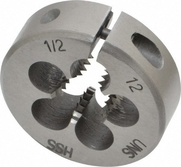 VALUE COLLECTION Value Collection 315-1205 Round Die 1/2-12 Hss Adjustable