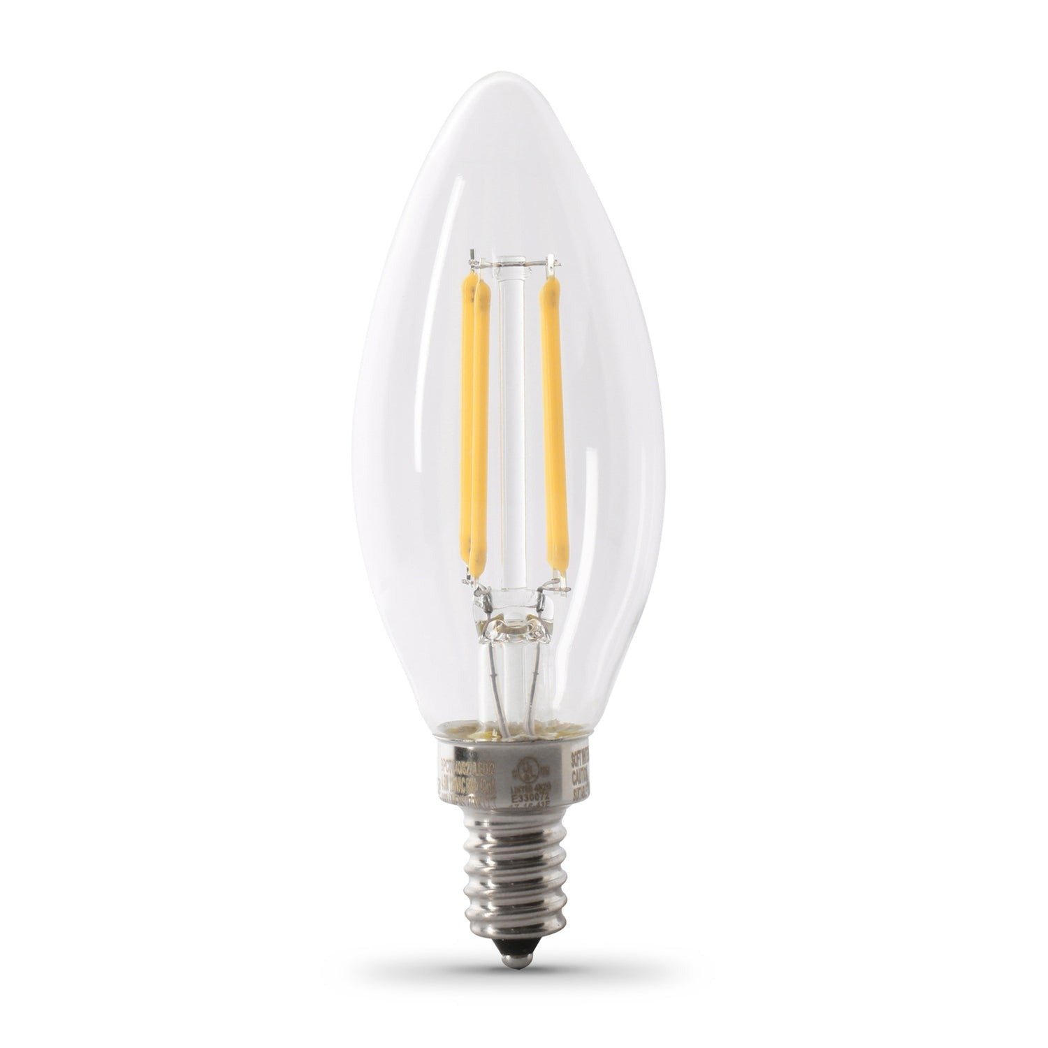 FEIT ELECTRIC Feit Electric CTC40/950CA/FIL/6 Led Bulb B10 3.3 W (Pack of 6) CTC40/950CA/FIL/6