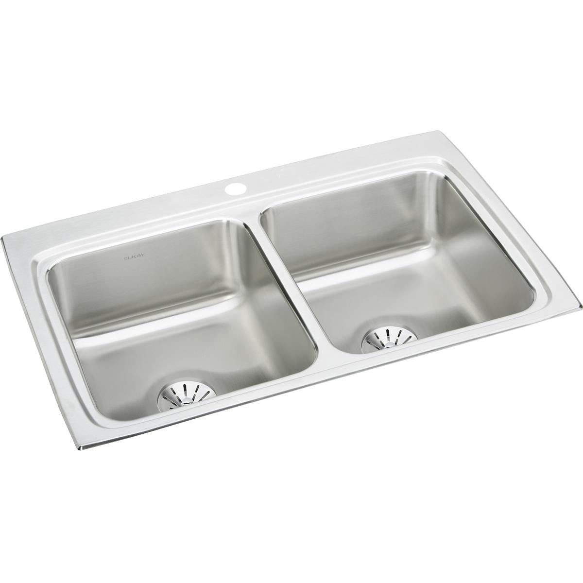 BSC PREFERRED Bsc Preferred LR3322PD1 Double Bowl Drop-in Kitchen Sink