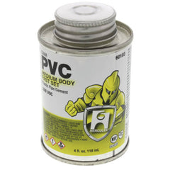 Hercules 60103 Solvent Cement Clear Medium 1/4 Pint for PVC