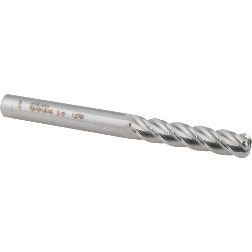 ACCUPRO Accupro 12183278 Corner Radius End Mill 3/8 in 4 Flute Carbide