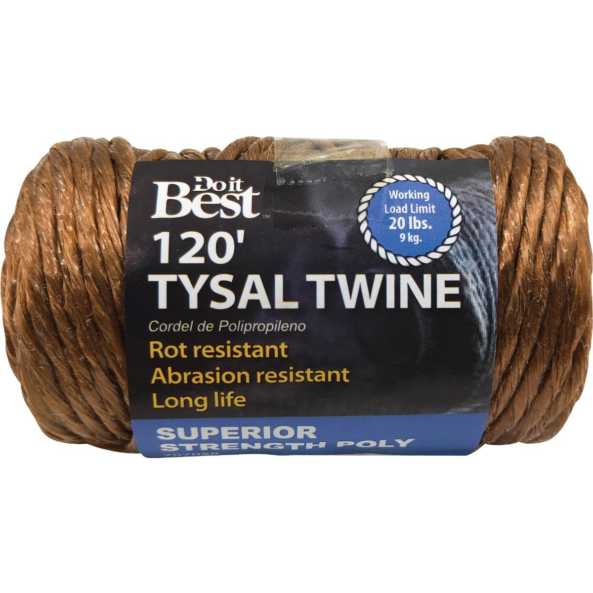 BSC PREFERRED Bsc Preferred 707058 Polypropylene Tysal Twine 120 Ft