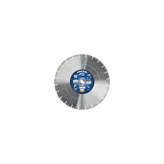 Diamond Products 14355 14 Star Blue High Speed Diamond Blade