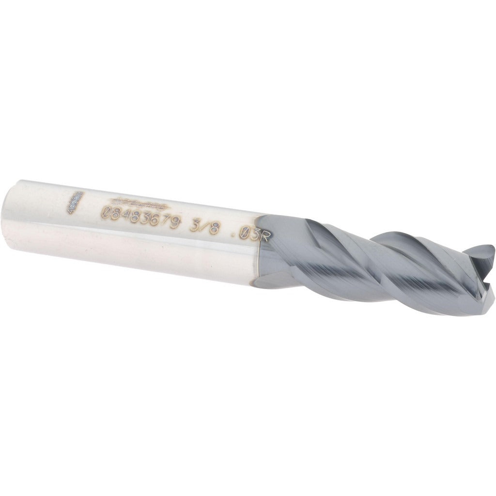 ACCUPRO Accupro 12182036 Corner Radius End Mill 3/8 in 3 Flute