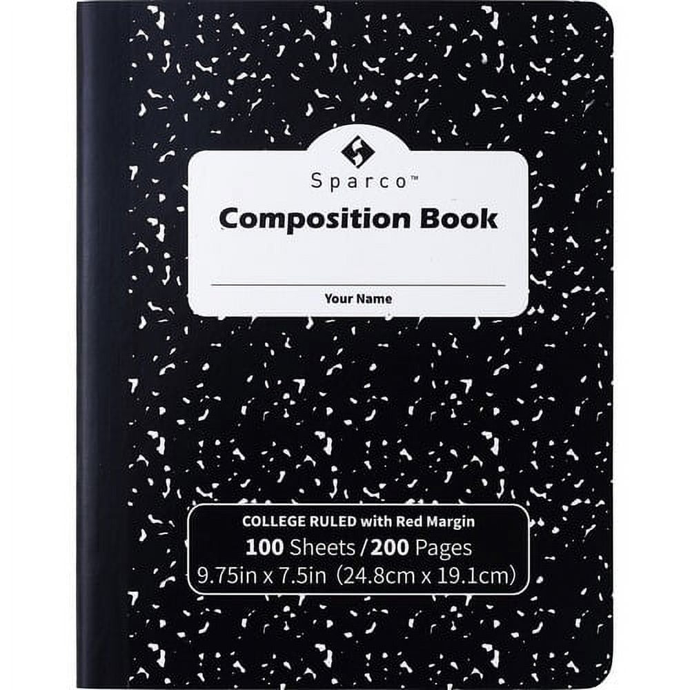 SPARCO Sparco SPR00333 Composition Book College Ruled 100 Sheets 12-Pack