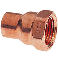 Nibco 9024450 Copper Adapter, Solder Pressure 603R, 3/8 inch x 3/4 inch, C x F