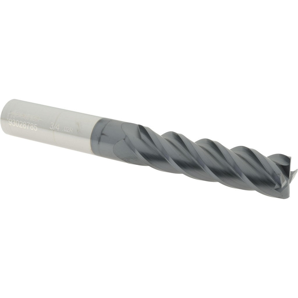 ACCUPRO Accupro 12183385 Corner Radius End Mill 3/4 in 4 Flute