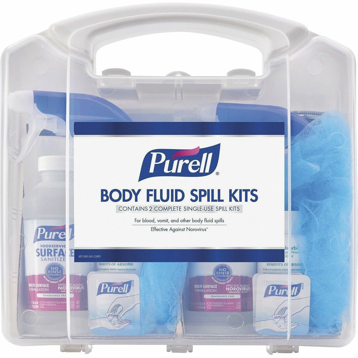 GOJO Gojo GOJ384108CLMS Purell Body Fluid Spill Kit 8 Pack 3841-08-CLMS