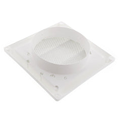 Lambro Industries 604W 4 Inch White Air Intake Vent