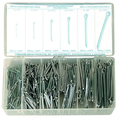 Precision Brand 12905 Cotter Pins 600 Piece Assortment