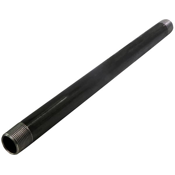 B&K 583-1200HC Threaded Black Steel Pipe, 1/2 in, 10 ft L