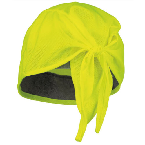 Klein Tools 60546 Cooling Do Rag High-Visibility Yellow 2-Pack