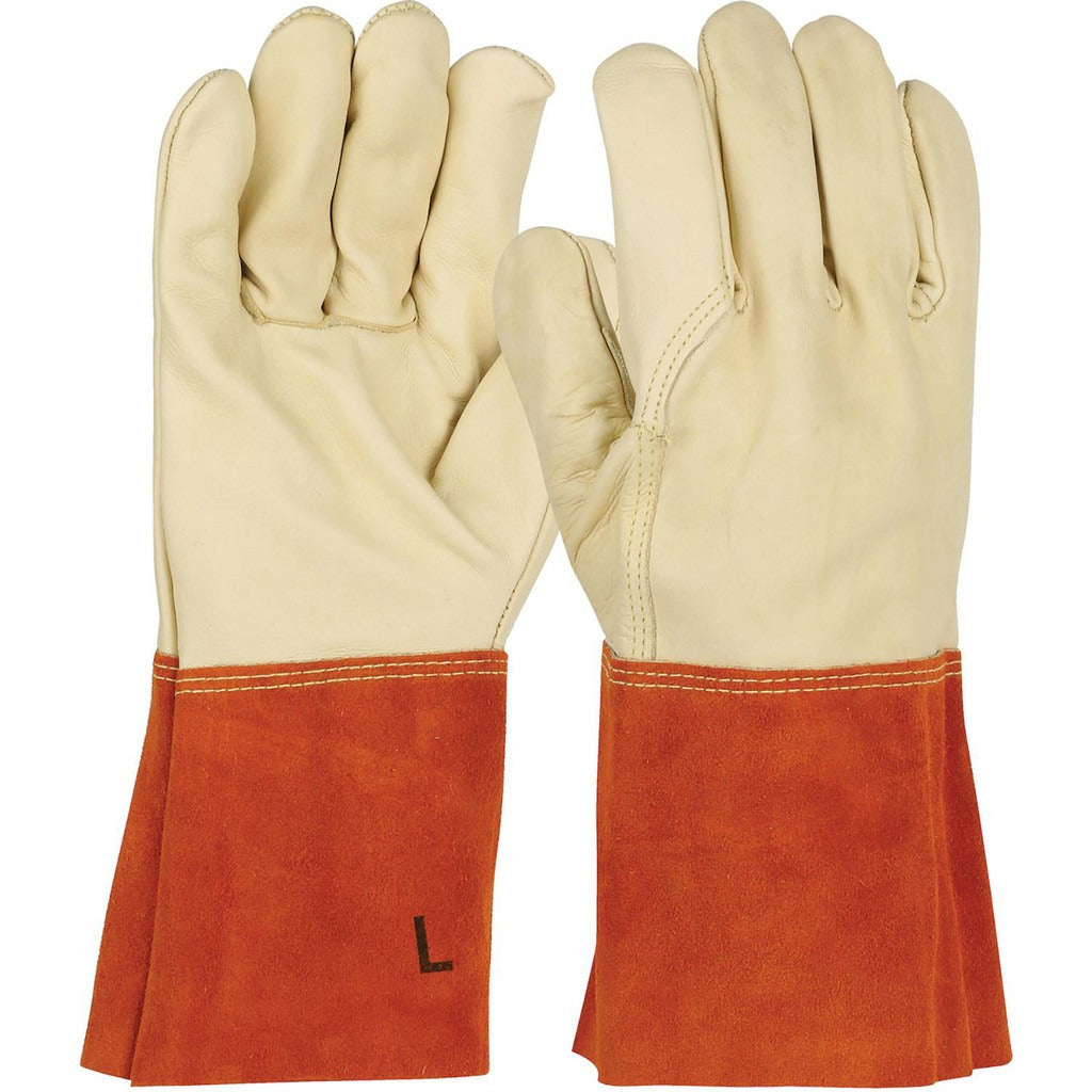 PIP Pip 6000/M Mig Welding Gloves Medium Grain Cowhide
