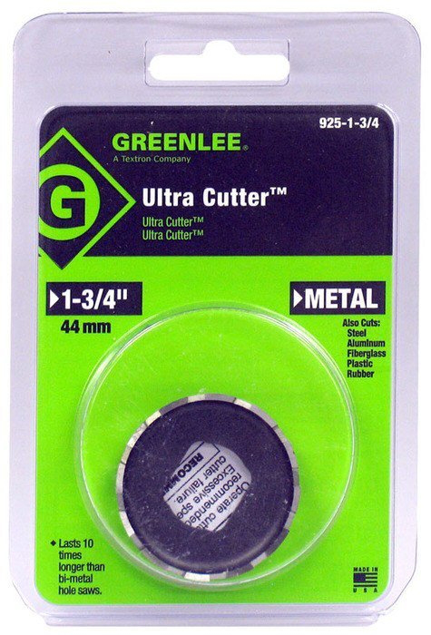 Greenlee 925-1-3/4 High Speed Steel Ultra Hole Saw 1/4 inch