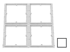 AquaStar 18FR101 AquaStar 18x18 Flat Frame | White | 18FR101