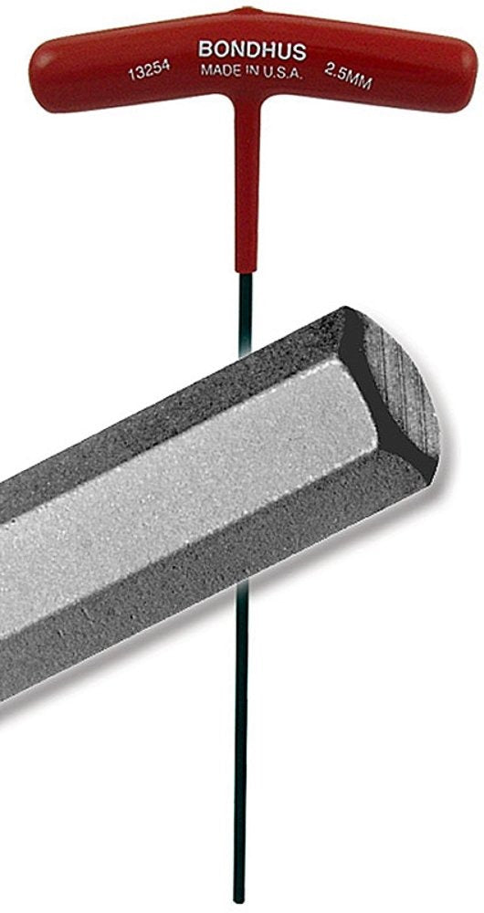 BONDHUS Bondhus 13254 2.5mm Hex T-Handle (2 Pack)