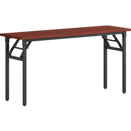 LORELL Lorell LLR60747 Folding Training Table 60x18x30 Mahogany