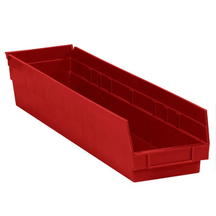 BSC PREFERRED Bsc Preferred BINPS121R Plastic Nestable Storage Bin 16 Per Case