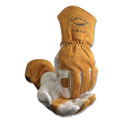 Caiman 1434-L MIG/Multi-Task Cow Grain Welding Gloves Power Large