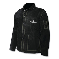 Caiman 3029-XL Boarhide Pig Skin Limited Edition Welding Coat Jacket X-Large Black