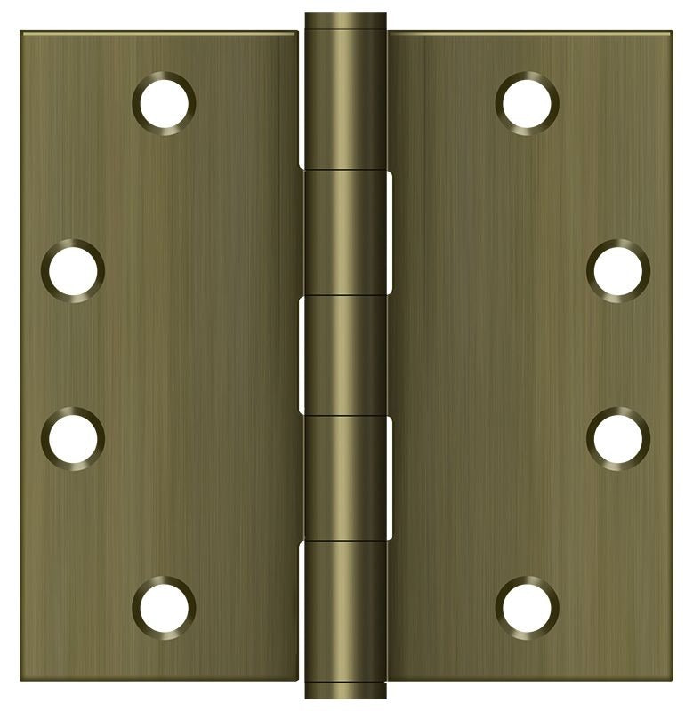 DELTANA Deltana S45U5 Square Hinge Heavy Duty 4.5x4.5 Antique Brass