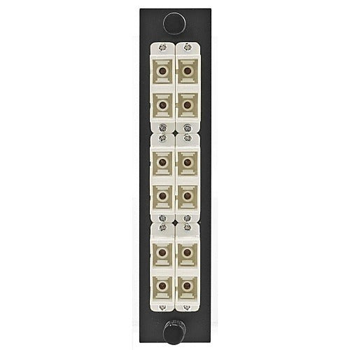 HUBBELL Hubbell Premise Wiring FSPNSCDS6BE Fiber Adapter Panel