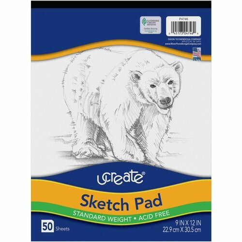 PACON Pacon PAC4746 Drawing Paper Pad 9x12 in 50 Sheets