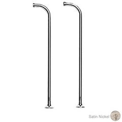 Newport Brass 3-196/15S Tub Riser Fairfield 2 Floor Mount 3/4 Inch Satin Nickel PVD Brass for 934/1014